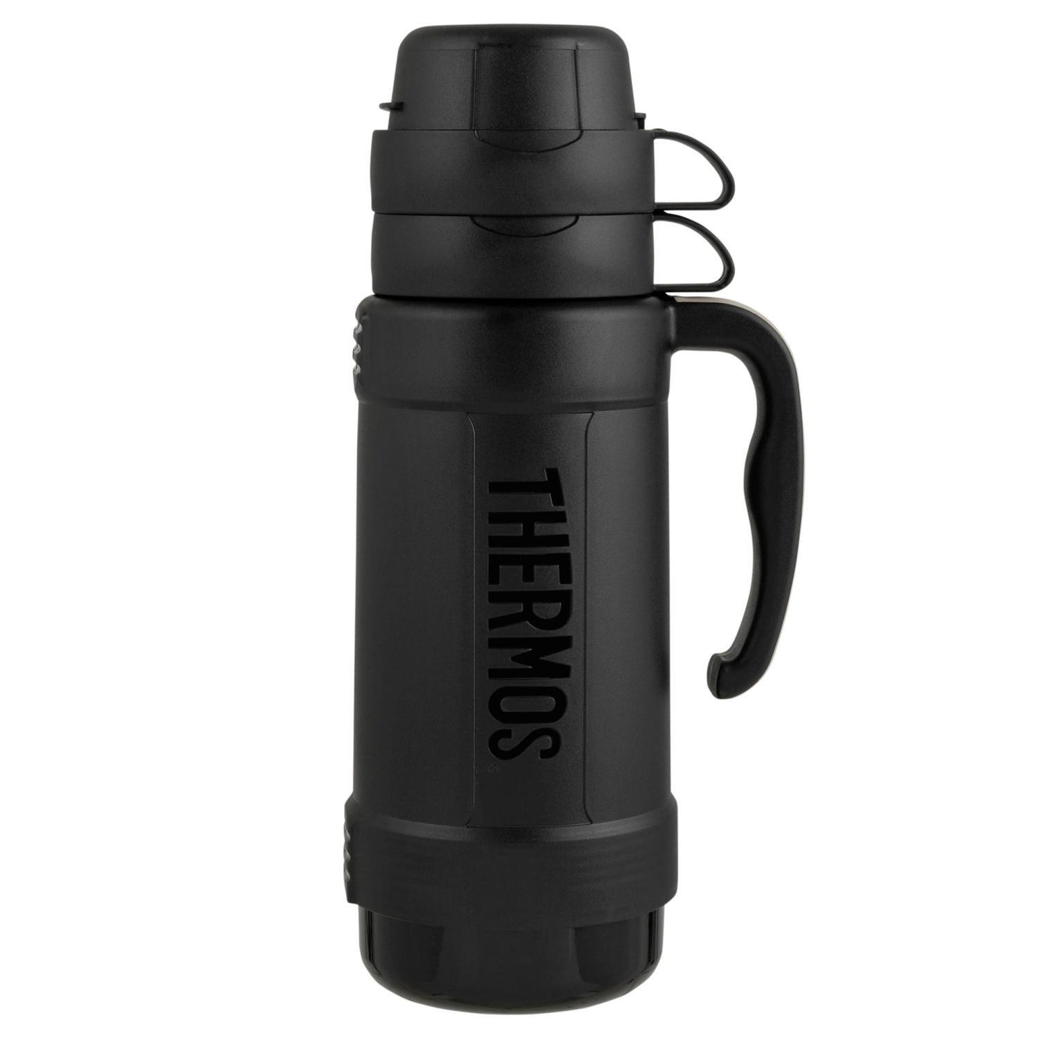Eclipse Glass Vac Flask 1 litre Black