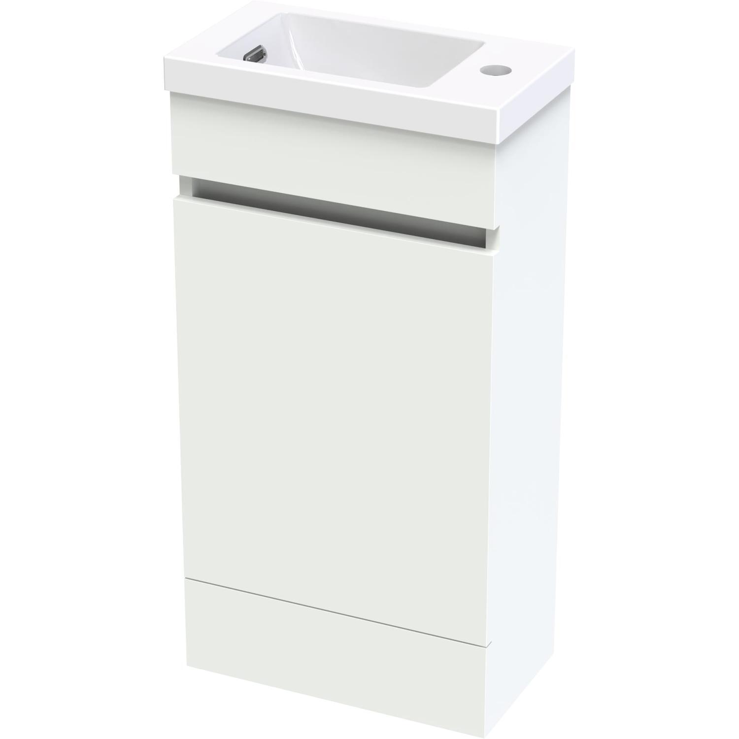Pinnacle 400 Floor White Melamine