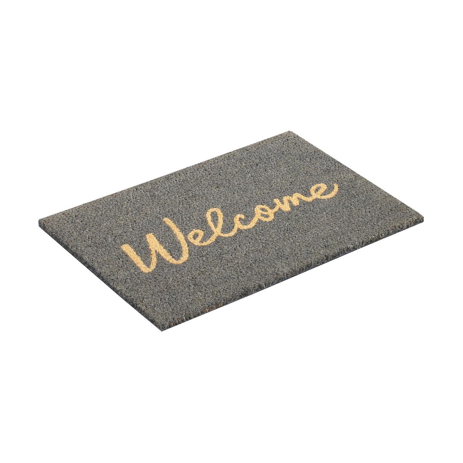 Elements Coir Printed 700 x 400mm Welcome