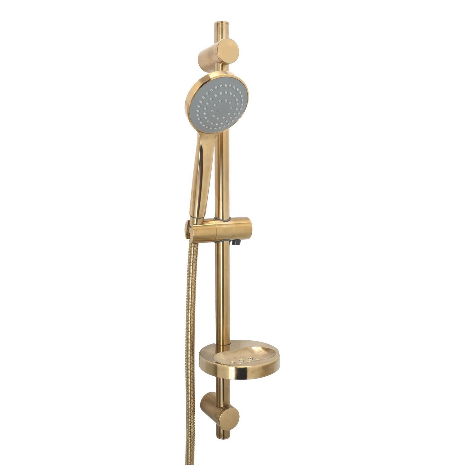Shower Rail  Brushed Gold