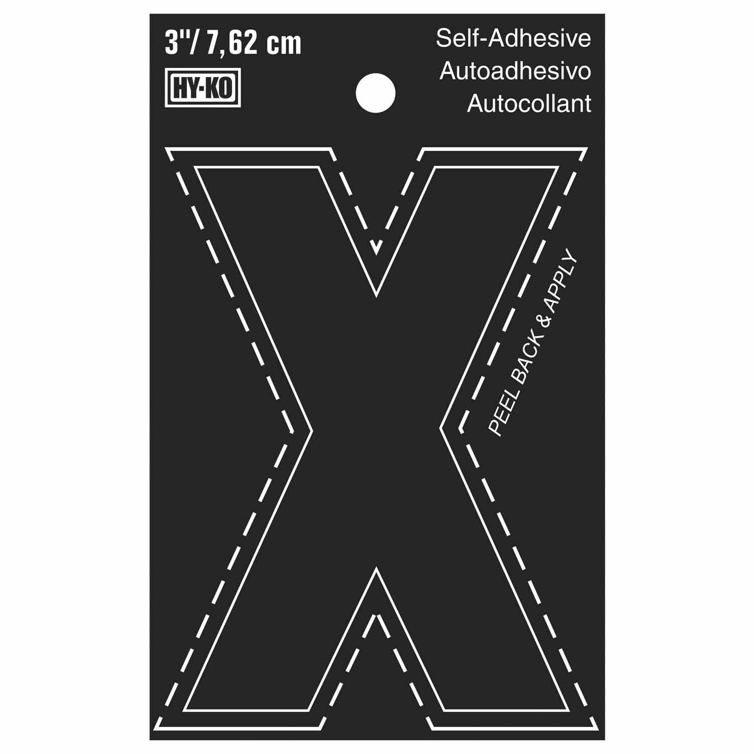 Letterbox Letter X