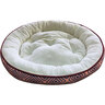 Dog Bed Geometric Orange
