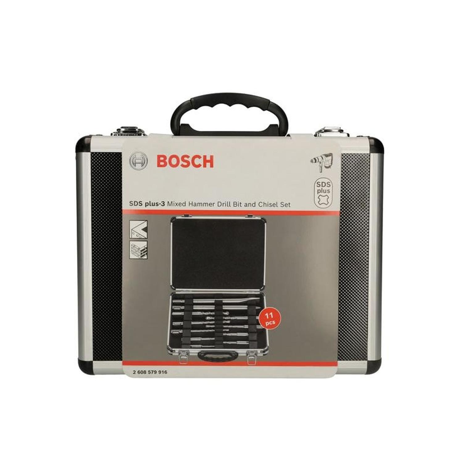 SDS Plus-3 and Chisel 11PC Set