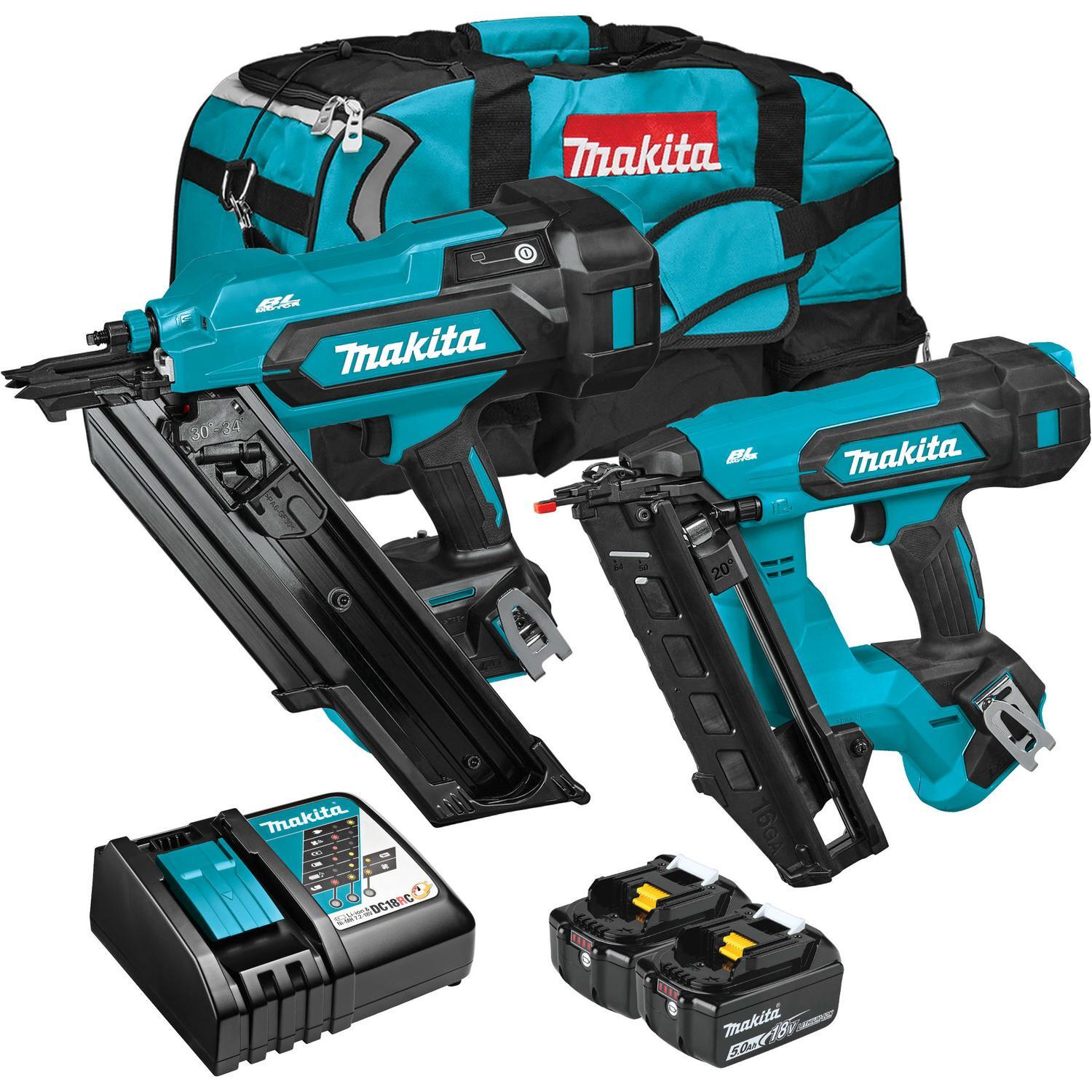 18V LXT BL Framing & Brad Nailer Kit