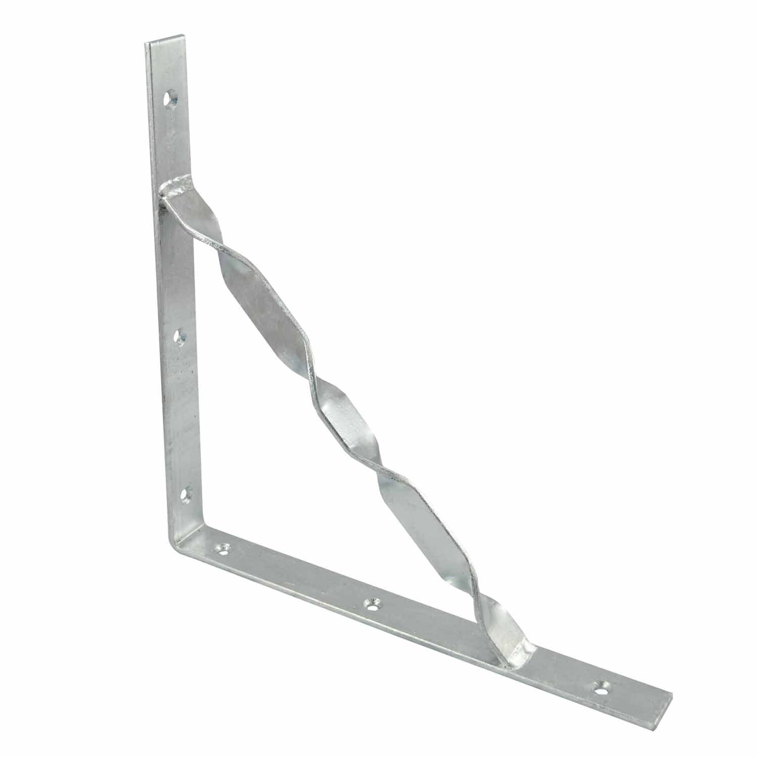 Twisted Stayed Heavy Duty Angle Bracket Galvanised