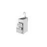 Double Drawer Laundry Tub 350mm White