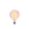 Smart Bulb Clear 470 Lumens G95 E27 Filament 6.3 Watt RGB