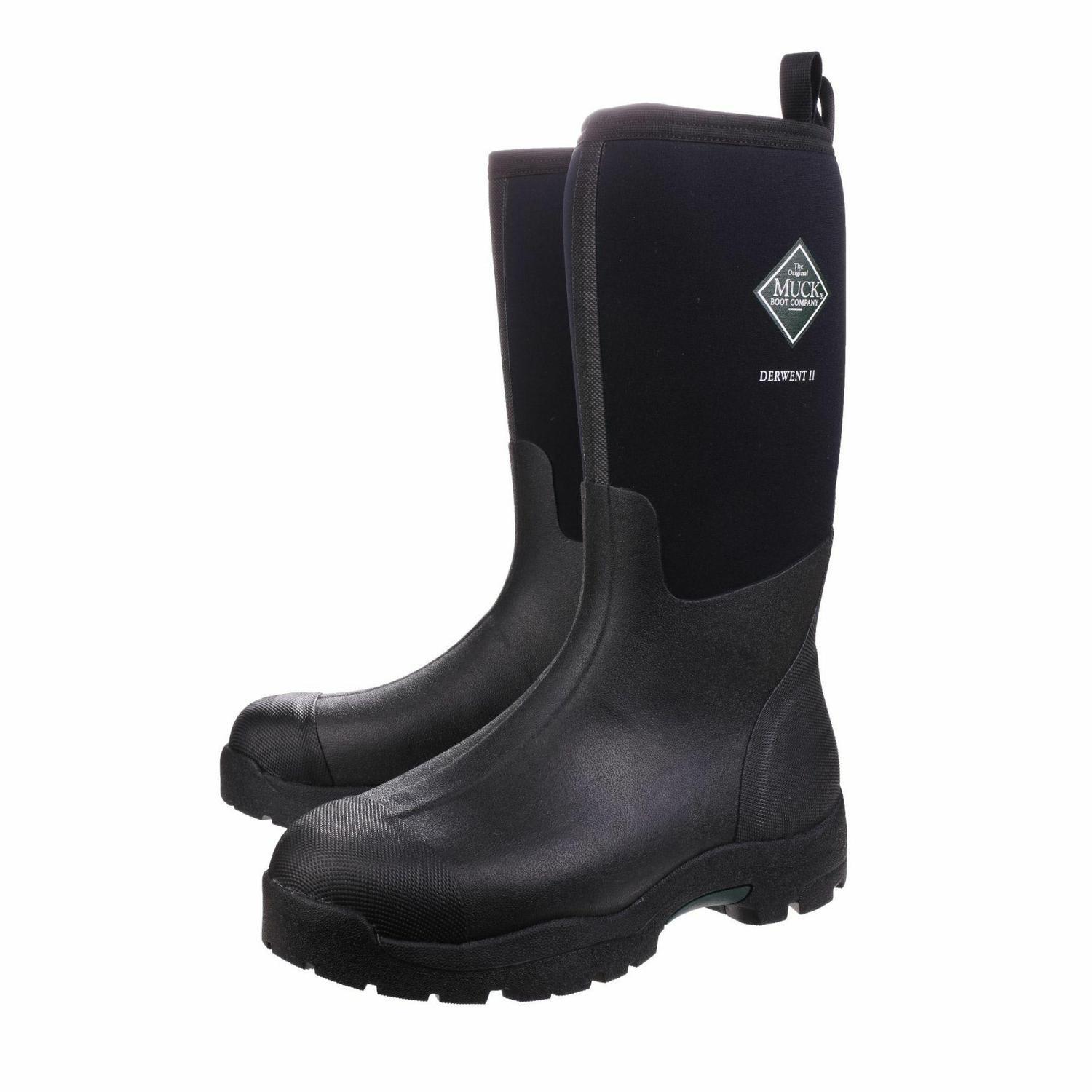 Derwent II Tall Gumboot Unisex 9 Black
