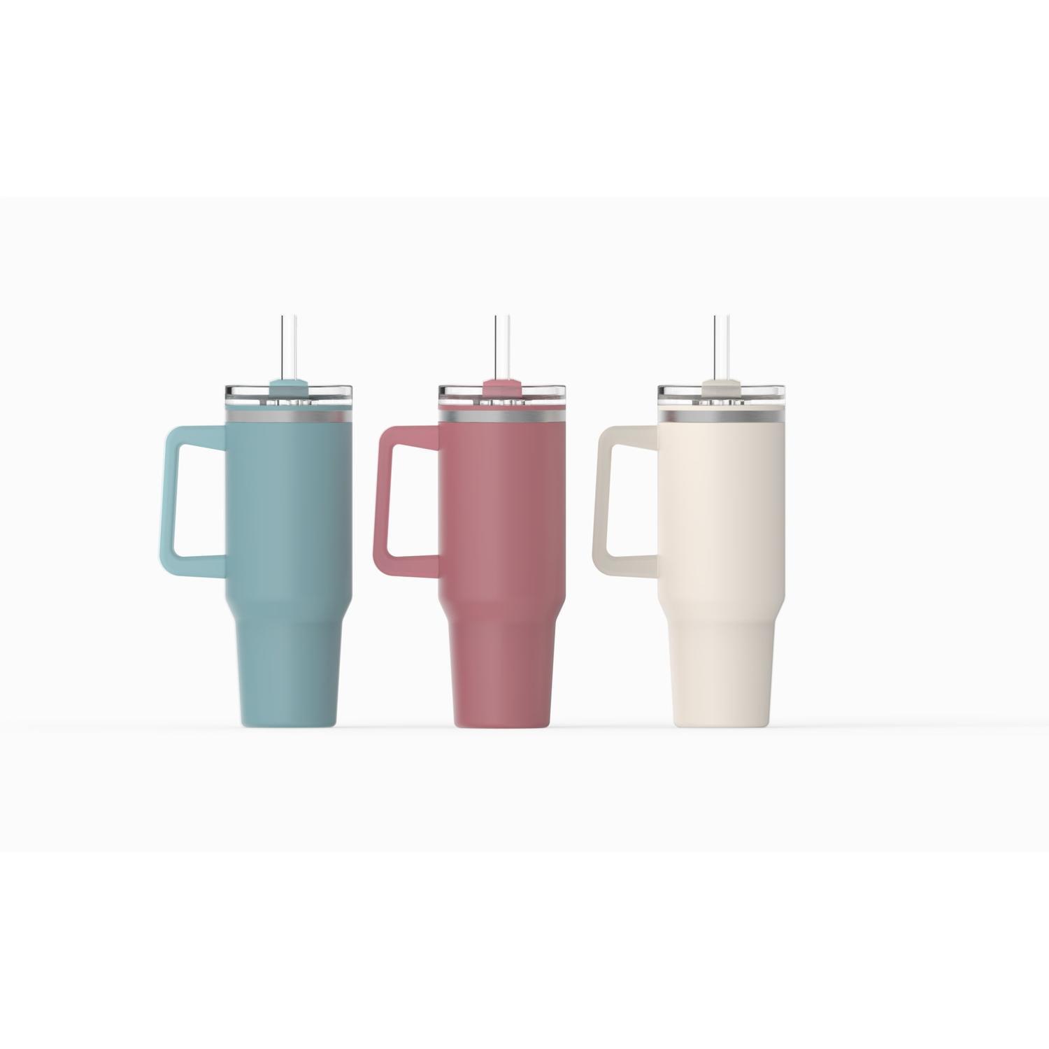 Travel Tumber With Handle 1.1 litre Assorted Colours