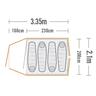 Kingfisher 4 Recreational Tent