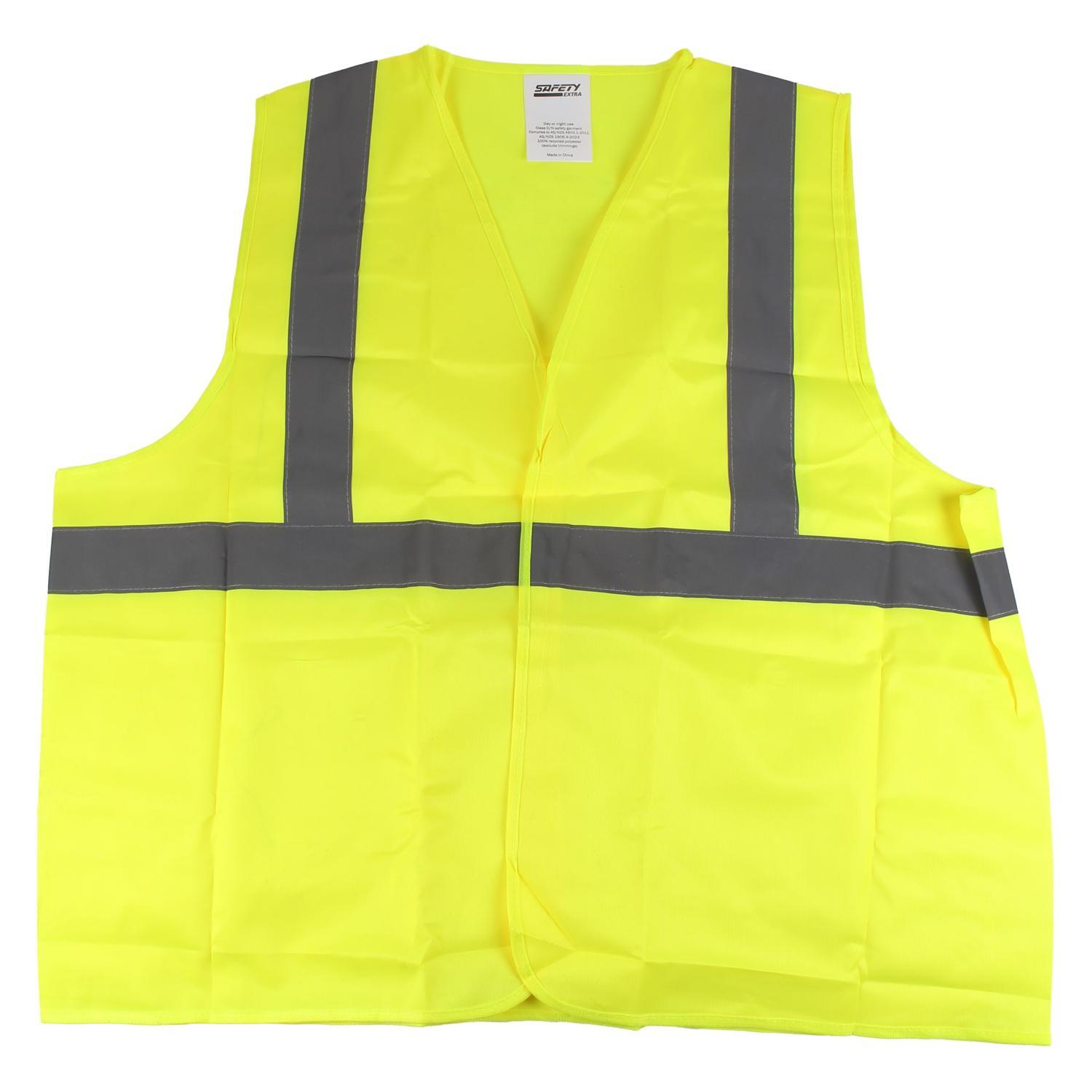 Safety Vest High Visibility X-Large Yellow