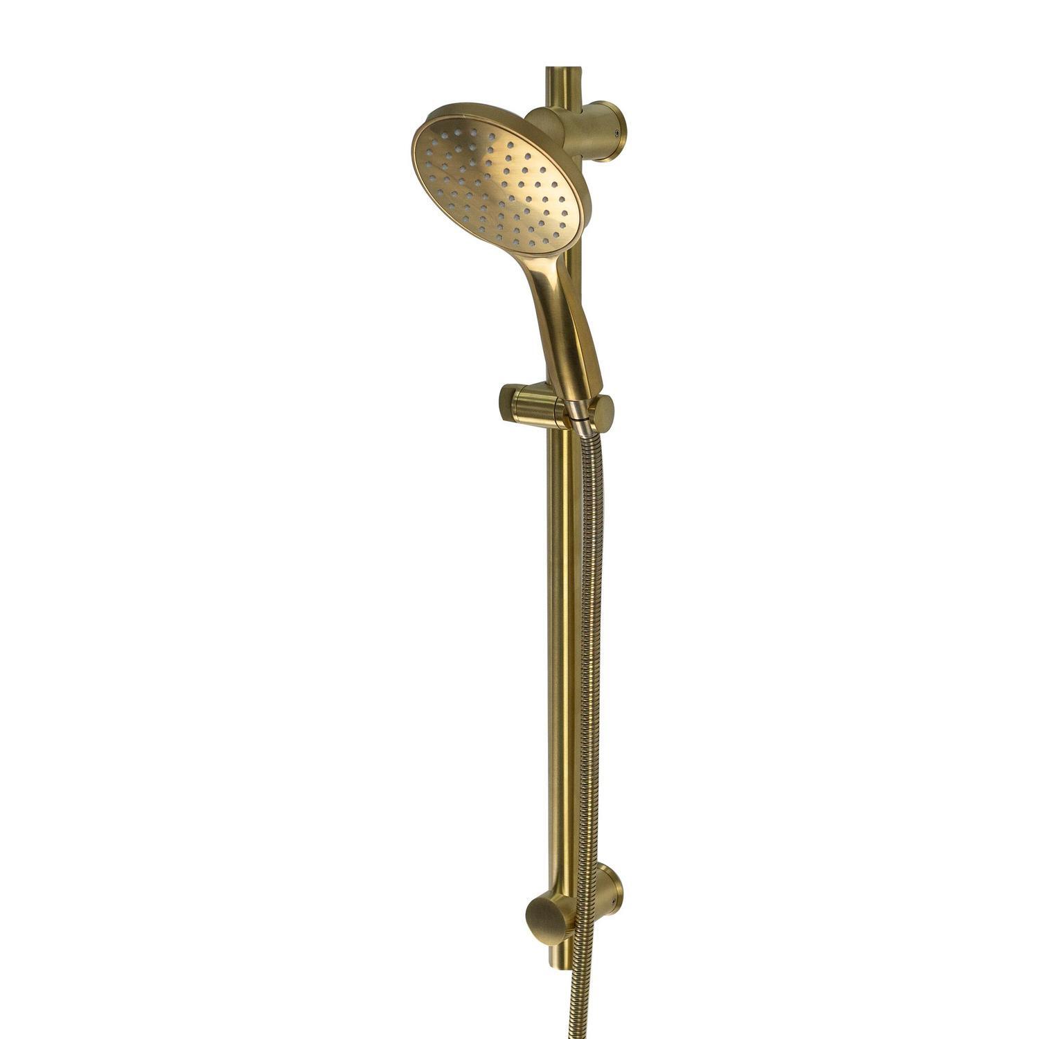 Single Spray Hand Shower Brushed Gold