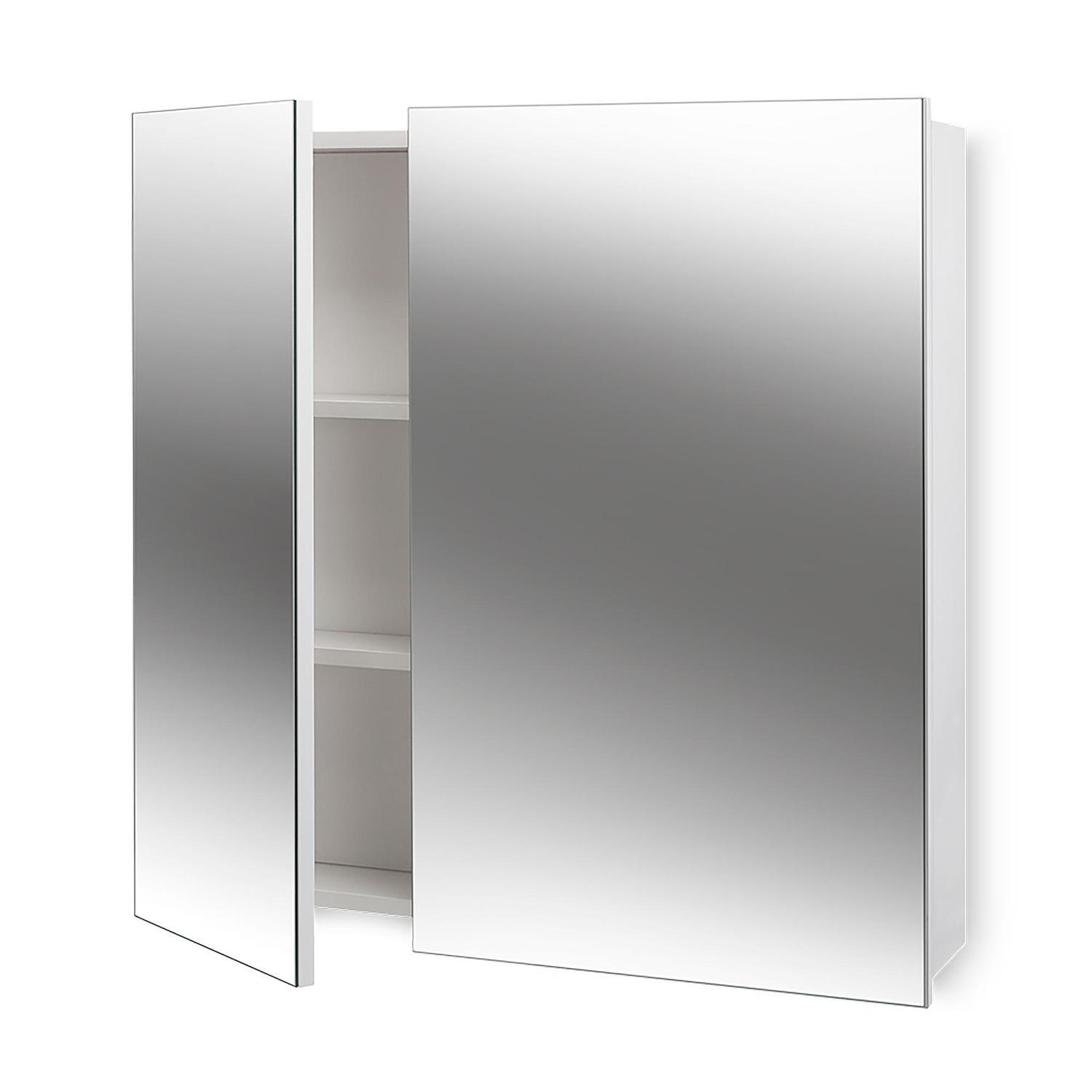 Englefield Sapphire Mirror 760x760x120 (WxHxD) Gloss White