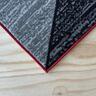 Zarin Rug W: 500mm, L: 800mm Geo Grey/Red