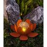 Solar Lotus Flower Light 26 x 11cm Warm White