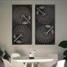 Pohutukawa Decorative Screen 900 x 1800mm WPC Black