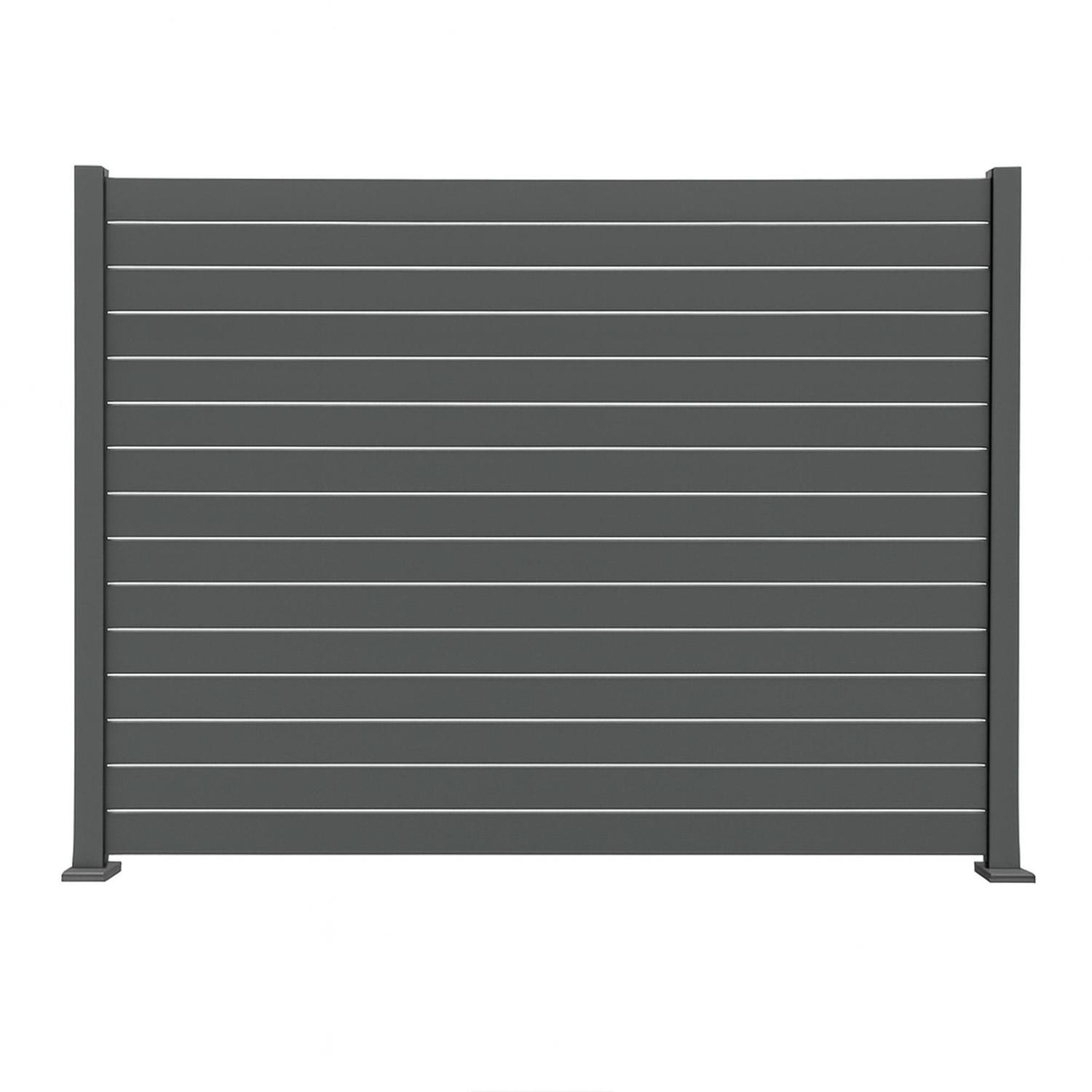 XPRESS Fence Aluminium Slat Charcoal 1800mm x 1200mm