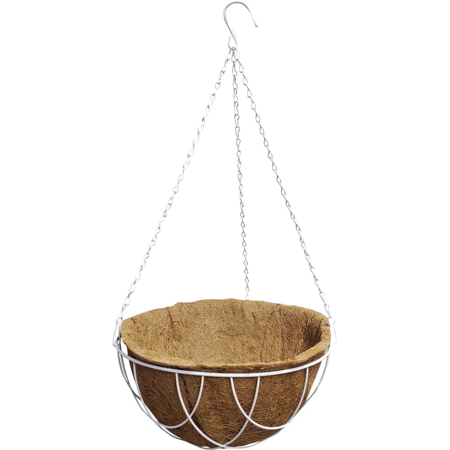 Hanging Basket White 30cm