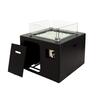 Obsidian Square Gas Fire Table