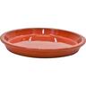 Glazed Round Saucer 26cm Orange