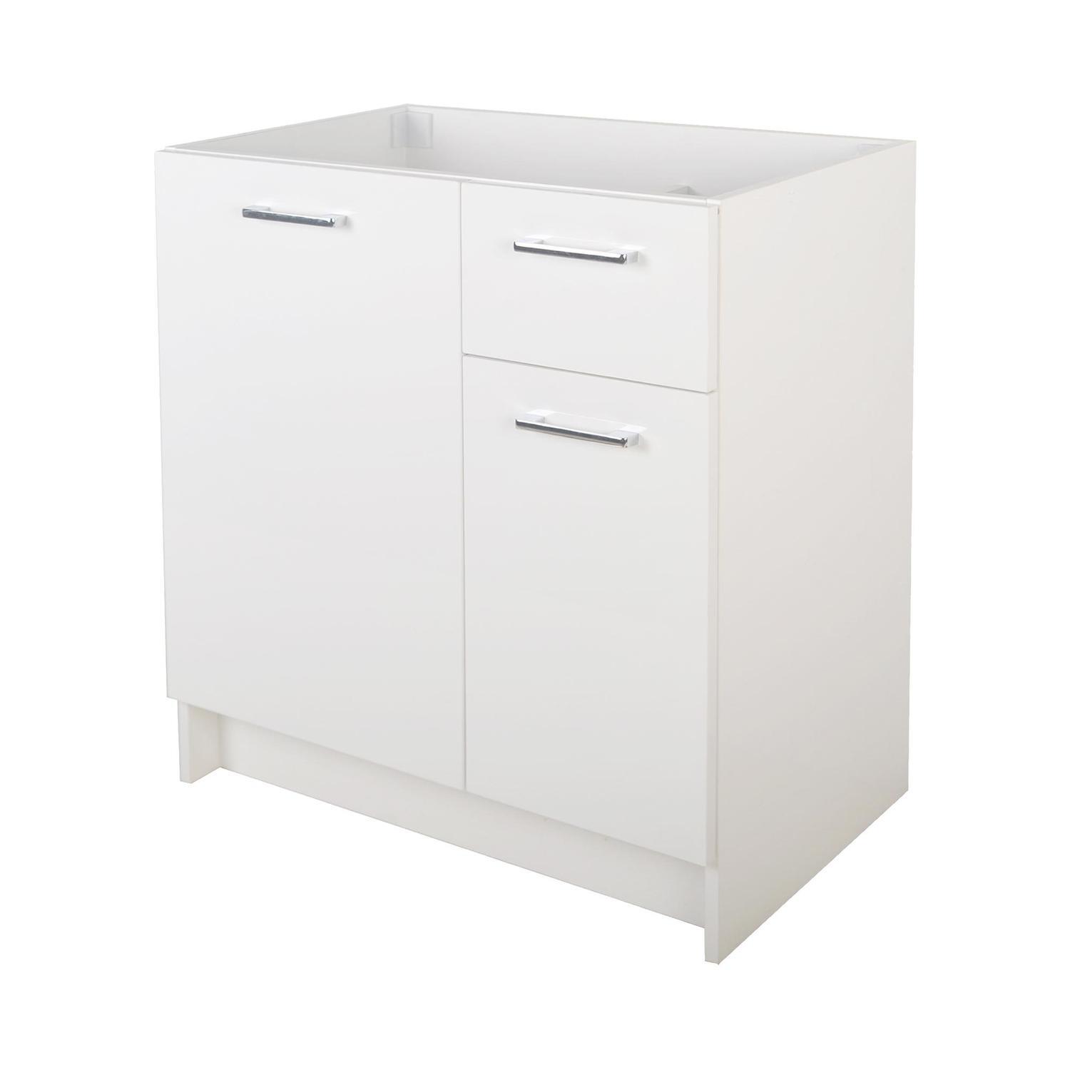Kera Floor Standing Vanity 750mm White