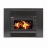 Mega Smart Inbuilt Wood Fire Metallic Black