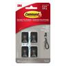 Hook Adhesive Remove Small Black 4PK