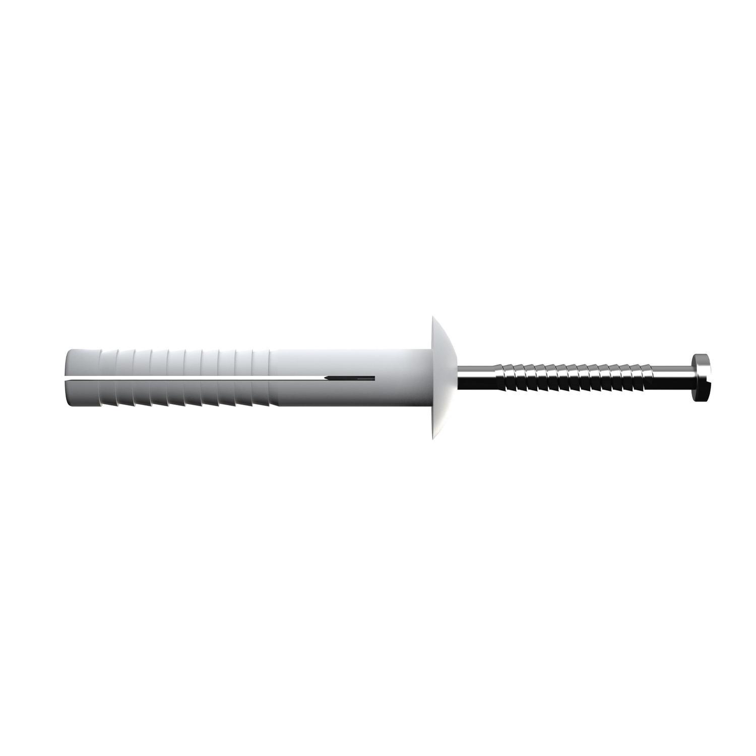 Nylon Nail In Anchors - Mushroom