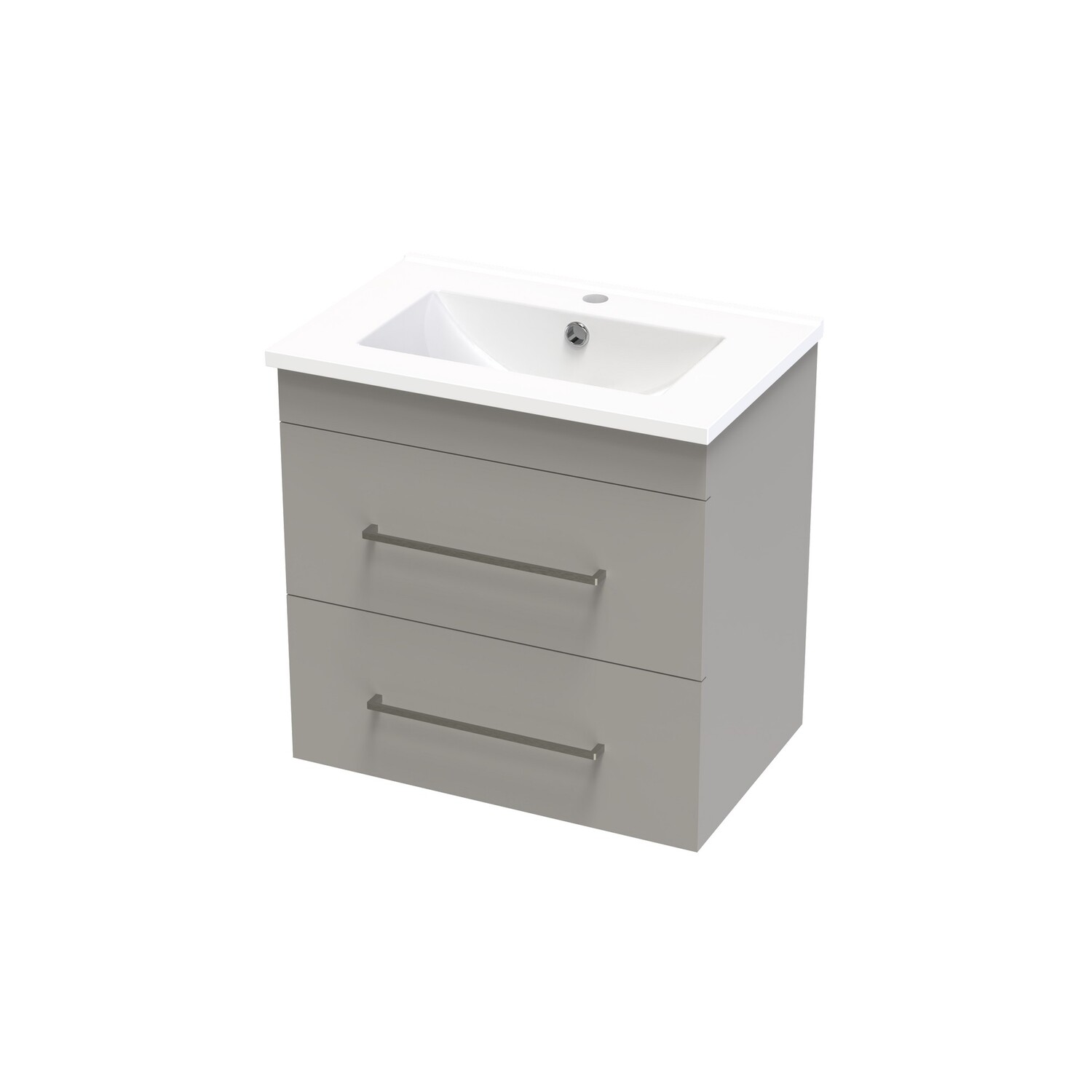 Cashmere Slim 600 Double Drawer Wall Colour