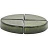 Glazed Round Pot Feet Forest Green