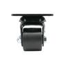 Low profile Nylon Swivel Castor 50mm Black