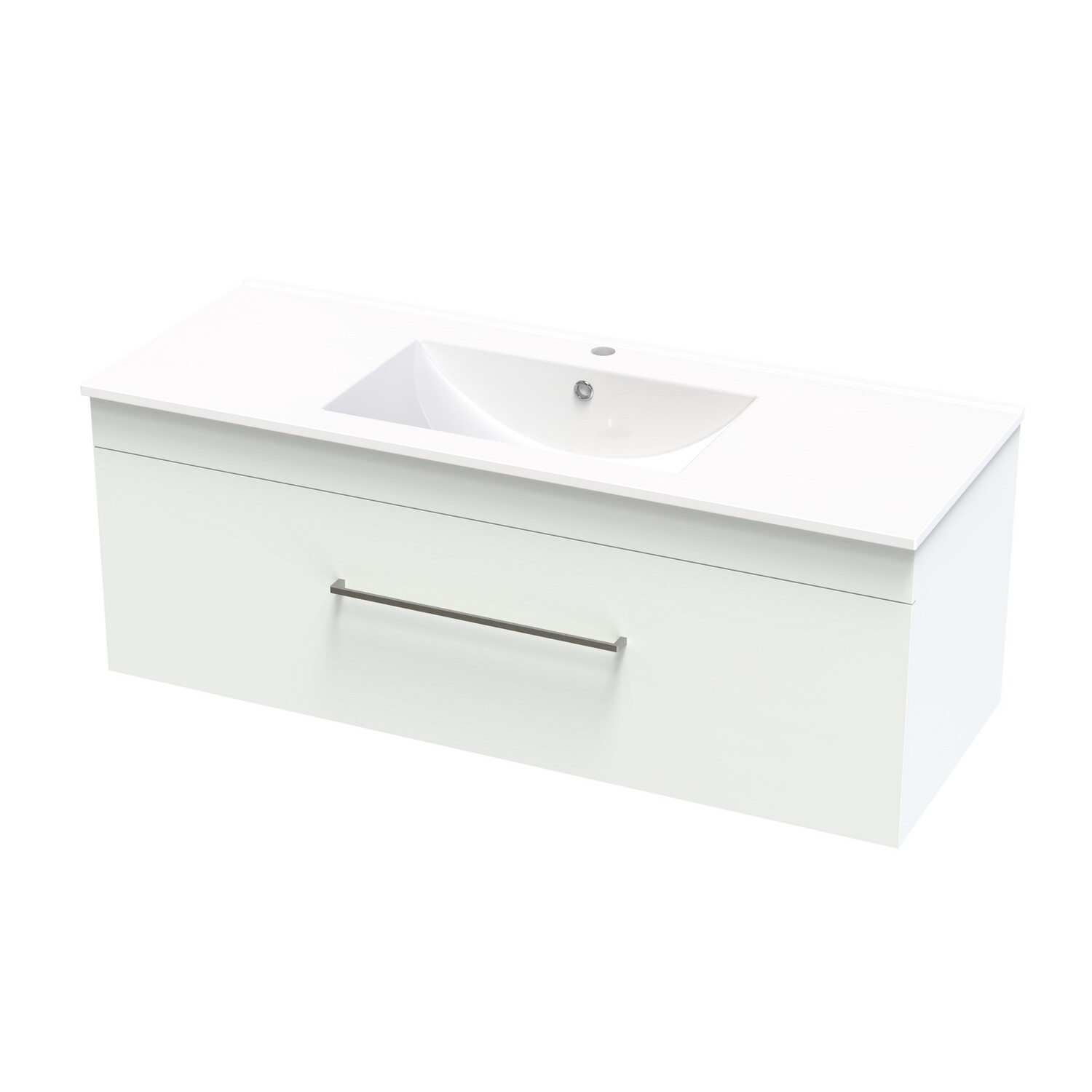 Cashmere Single Drawer Wall Hung Vanity