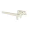 Window Handle Styleline2 Double Tongue Left Hand  Off White
