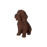 Chocolate Labradoodle Dog Garden Ornament
