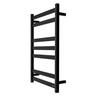 Straight Flat Bar Warmer H:825mm, W:600mm, D:105mm. Black