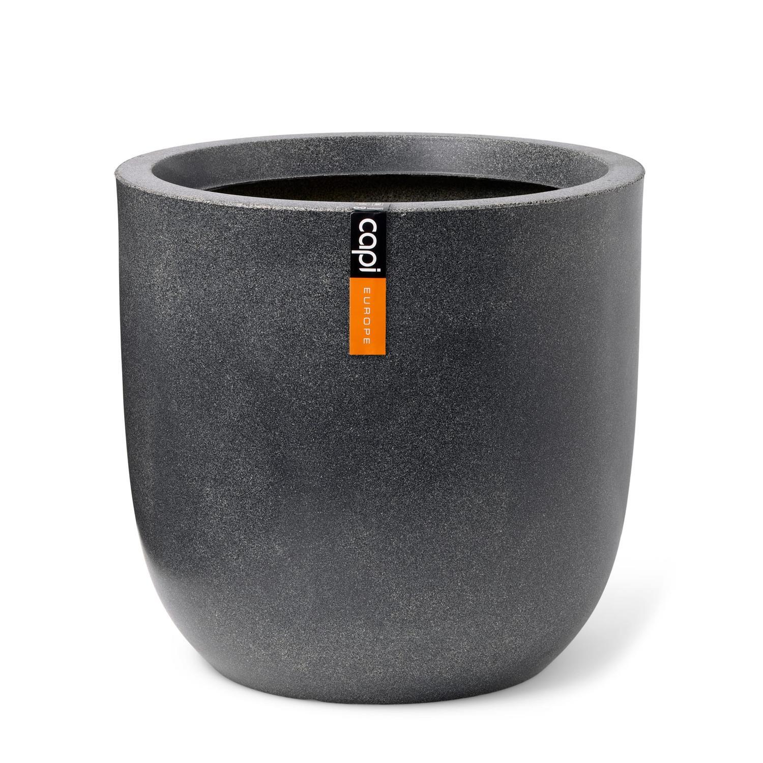 Lightweight Egg Smooth Pot Terrazzo Grey S