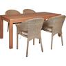 Palau Outdoor 5 Piece Dining Setting