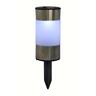 Bollard Light 6.3 x 6.3 x 13cm   Solar powered White