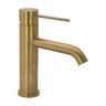 CURVATO Basin Mixer Brushed Gold