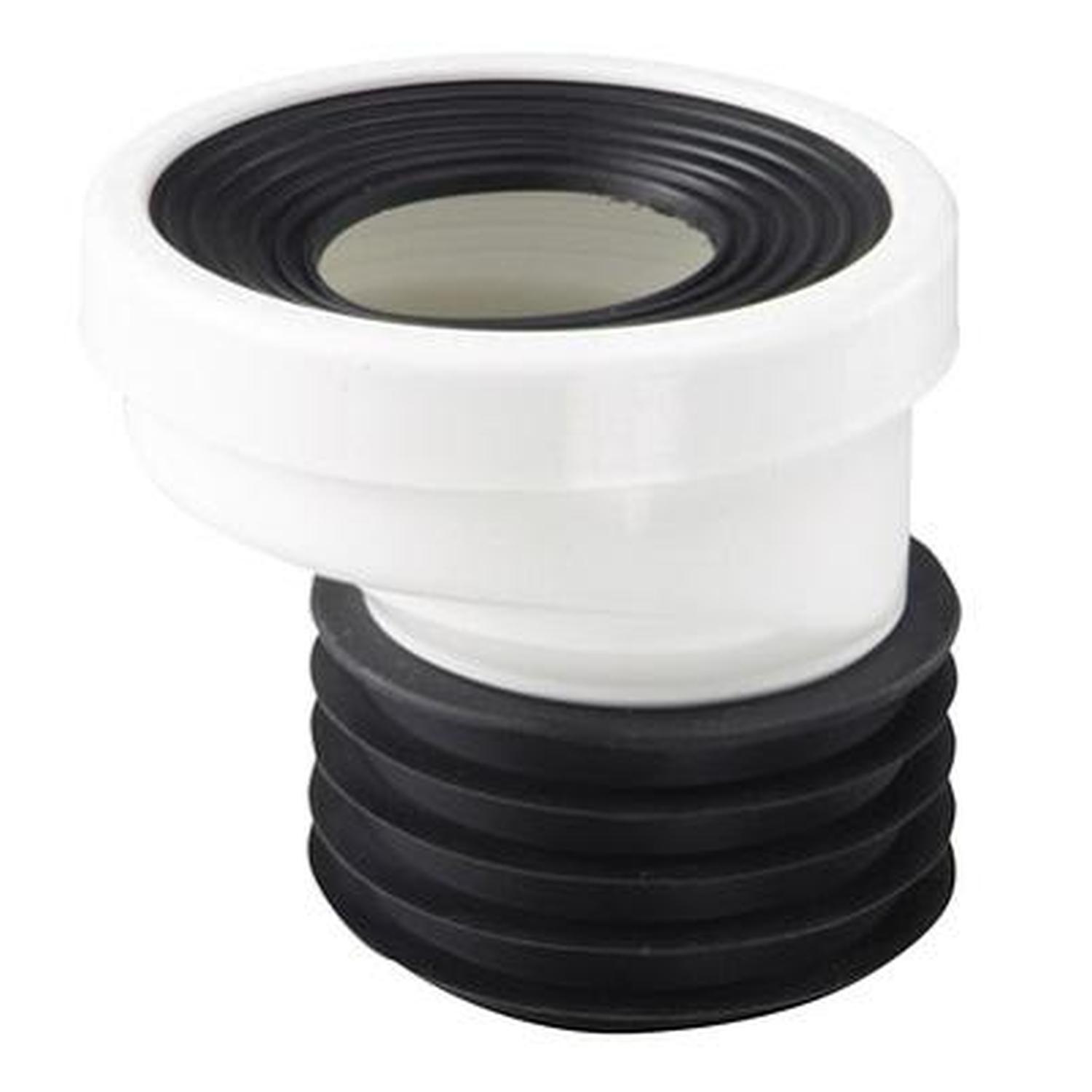Flexi Fin Pan Connector 100mm/ Offset 20mm Black/White
