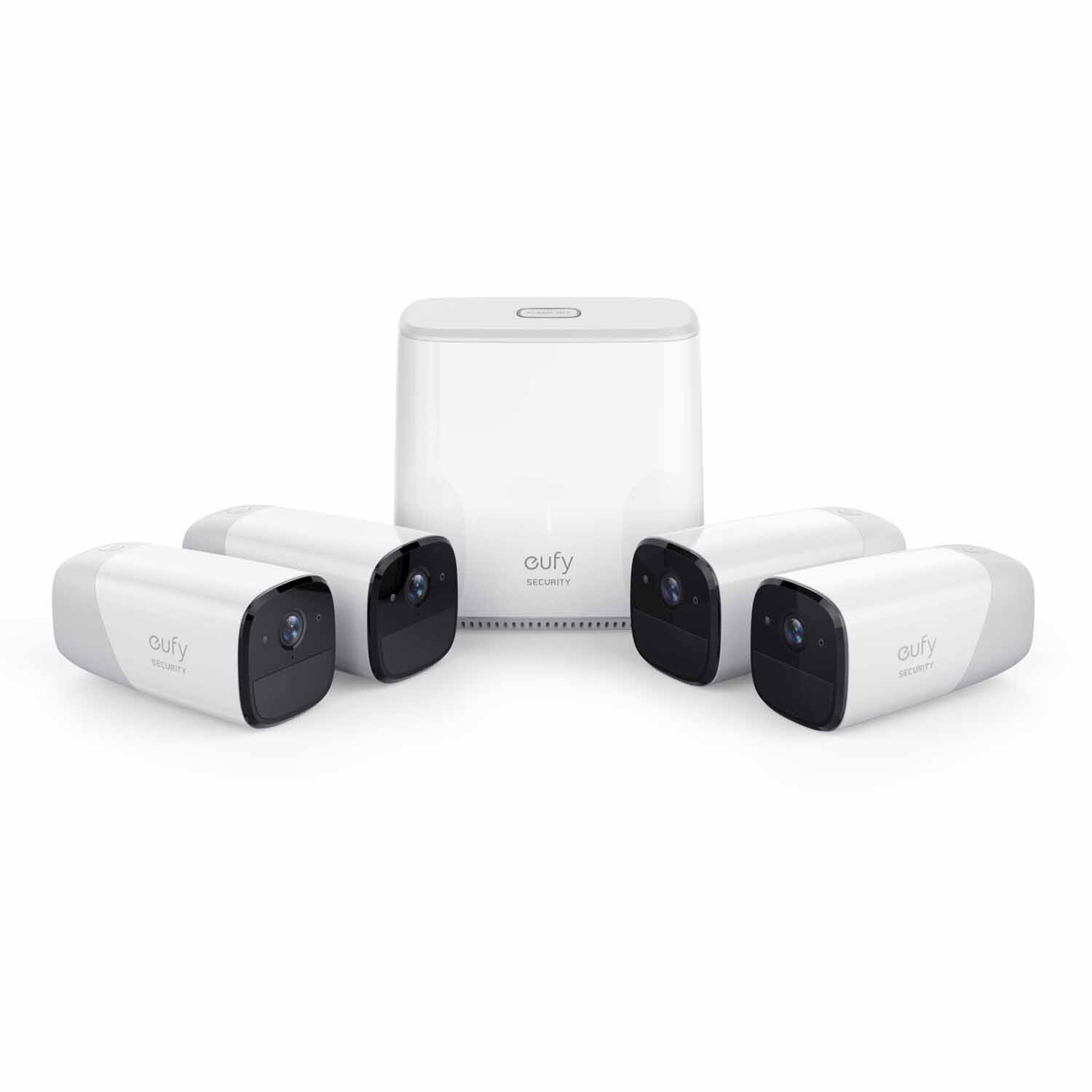 Wire-Free HD Security Cam with Home Base Kit (4 cameras)