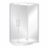 Stellar Round Shower Flat Wall Right Hand