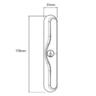 Albany Sliding Door Lock Single