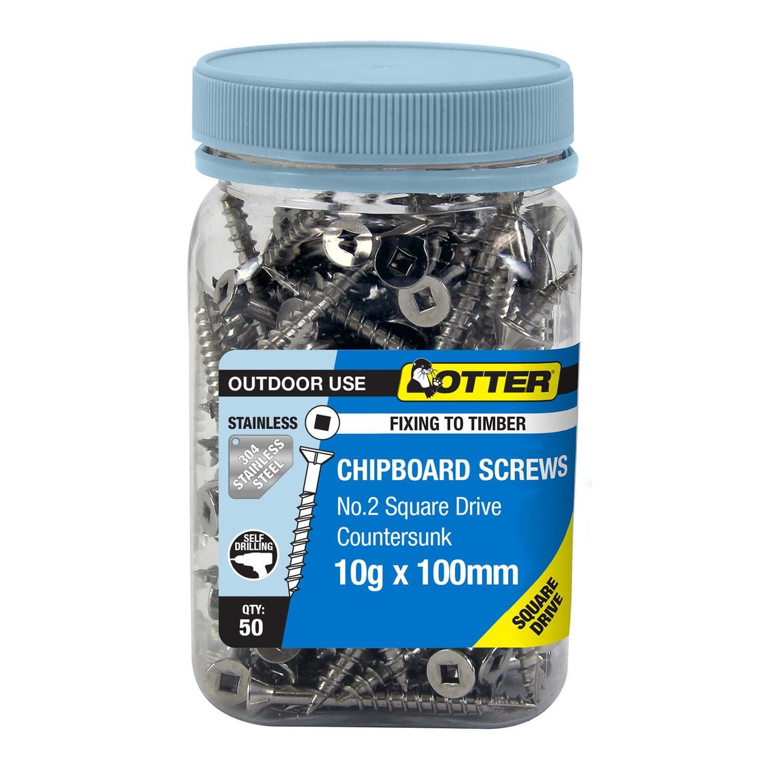 Chipboard Screws 10g x 100mm SS304
