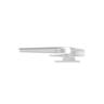 Window Handle Timber Left-Hand Face Fix 107mm White