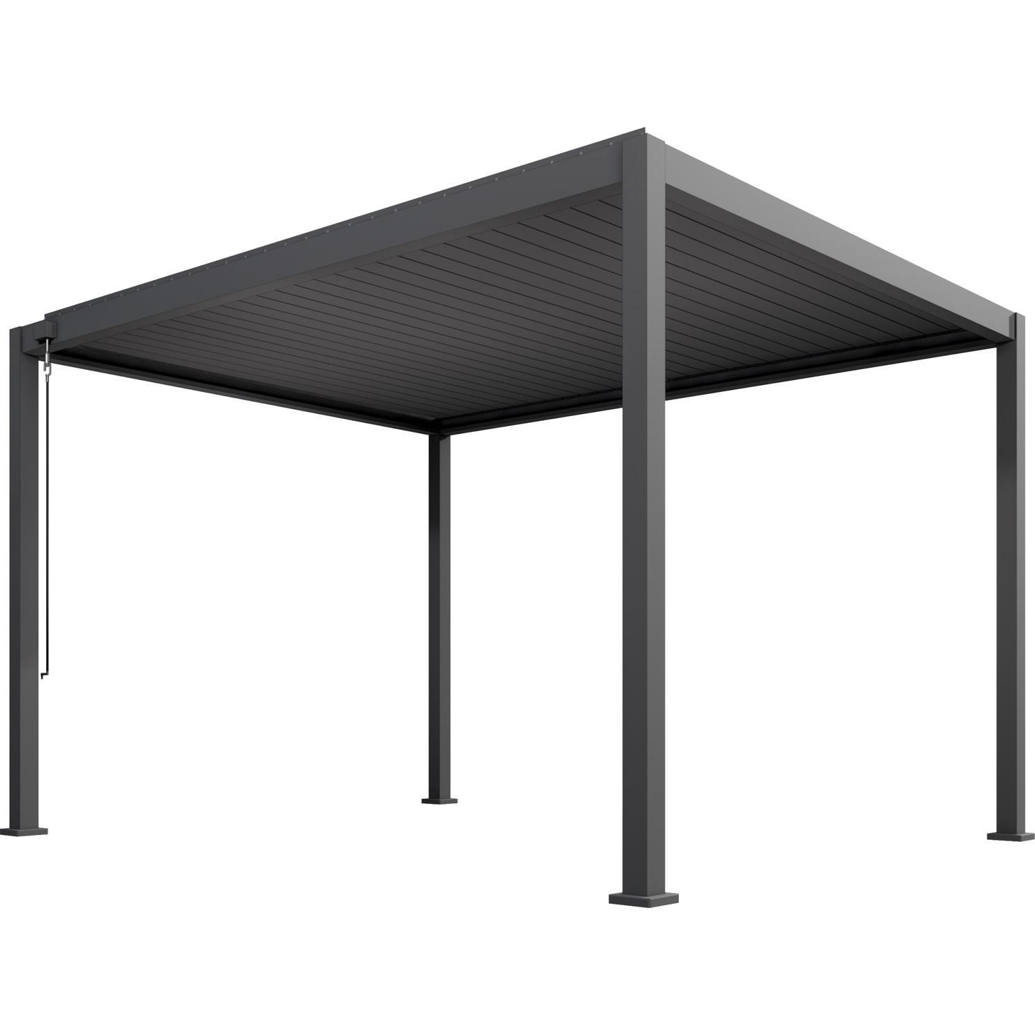 Shutter Gazebo 3m x 4m Charcoal