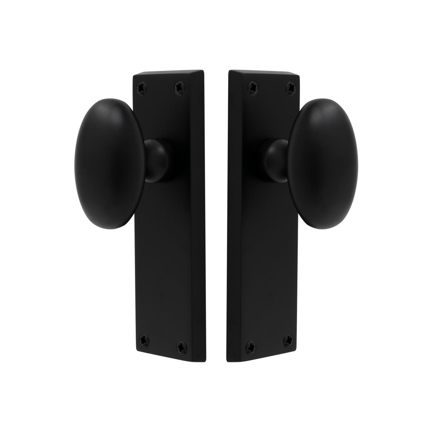 Camden Square Longplate Blank Matte Black