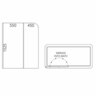 Two Panel Bath Screen