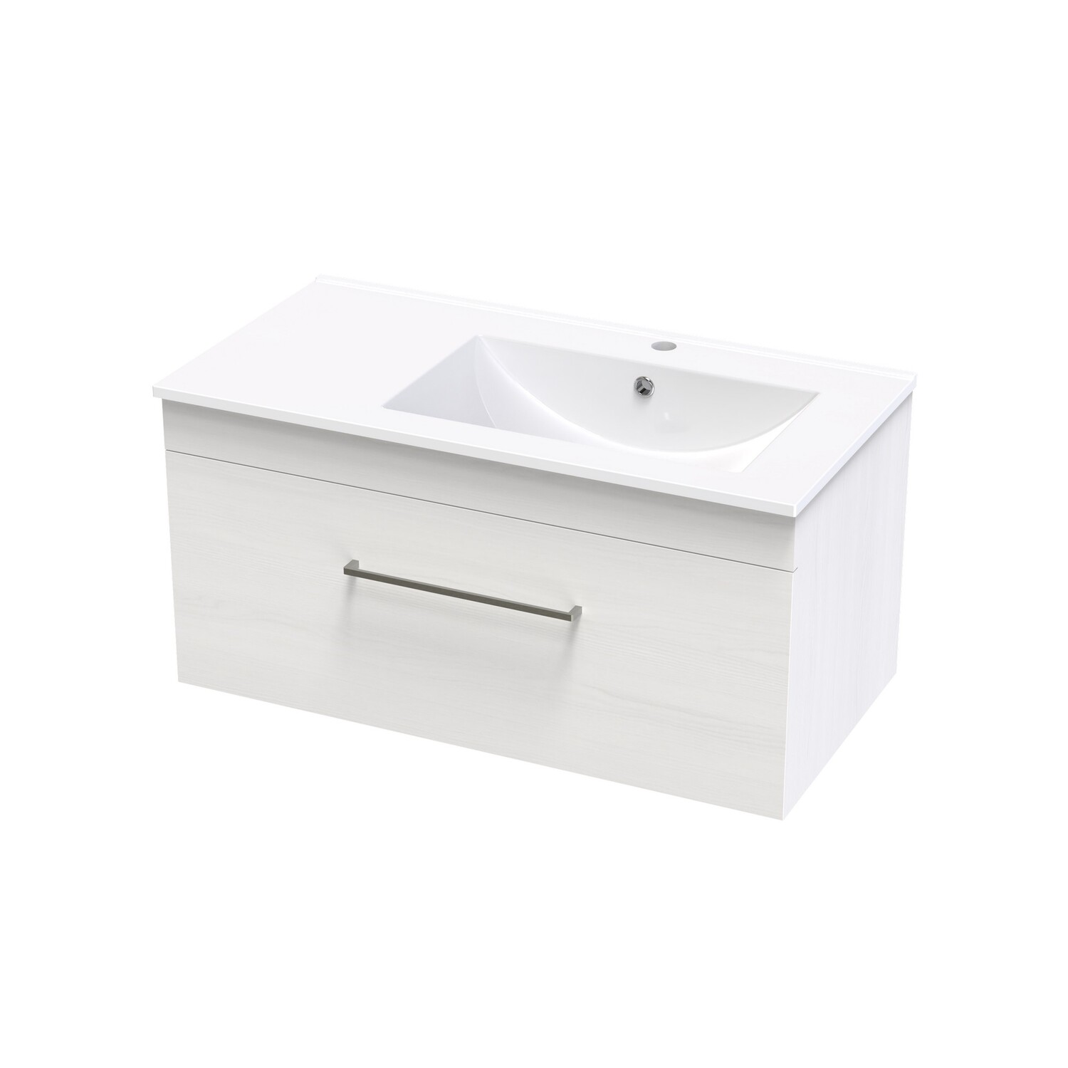 Cashmere Valley 900 Right Hand Bowl Sng Drawer Colour