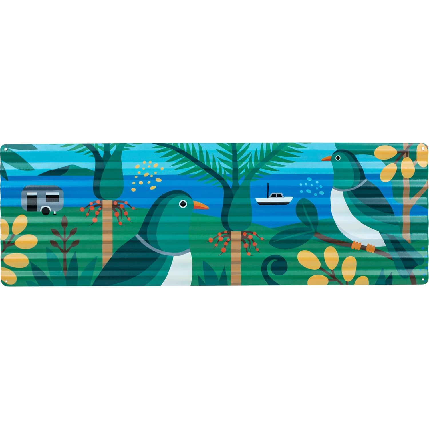 Kereru Corrugate Wall Art